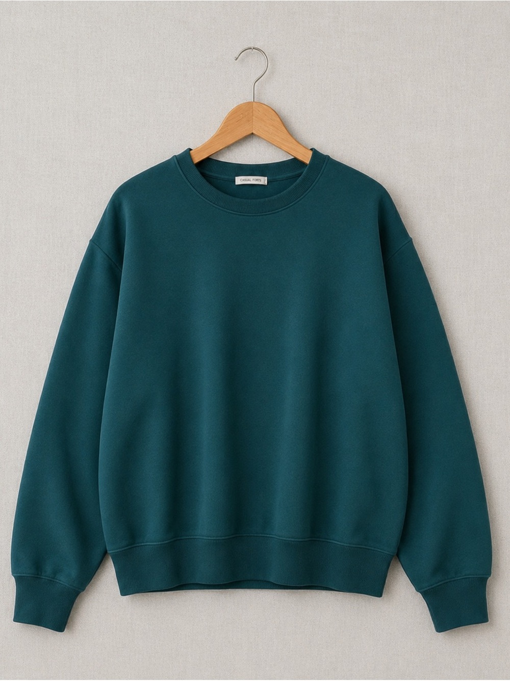 Teal Crew Neck Sweater